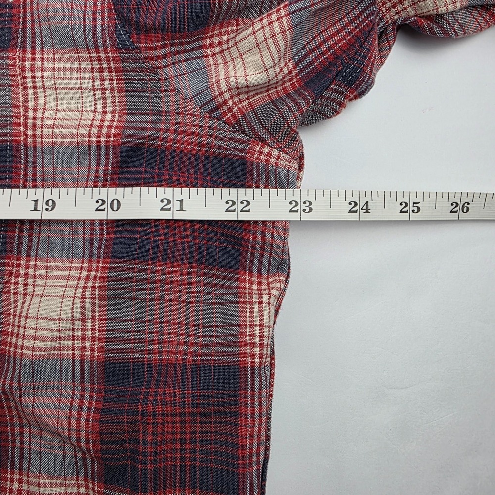 Polo Ralph Lauren US Naval Reserve Flannel Shirt Plaid Mens L - Picture 7 of 9